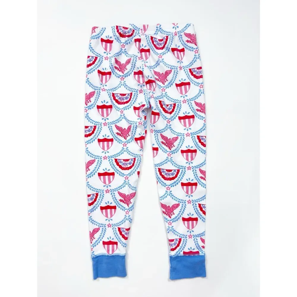The Beaufort Bonnet Company Suttons Short Sleeve Pajama Set in America Swag